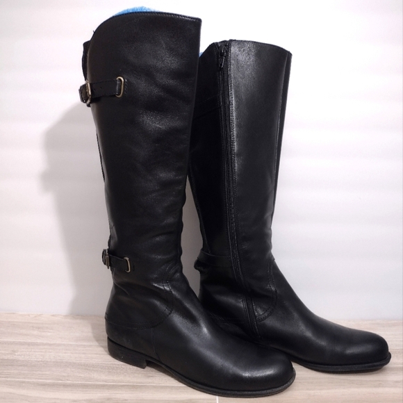 NATURALIZER Jamison‎ Riding Boots. 8.5m Black - Picture 1 of 12